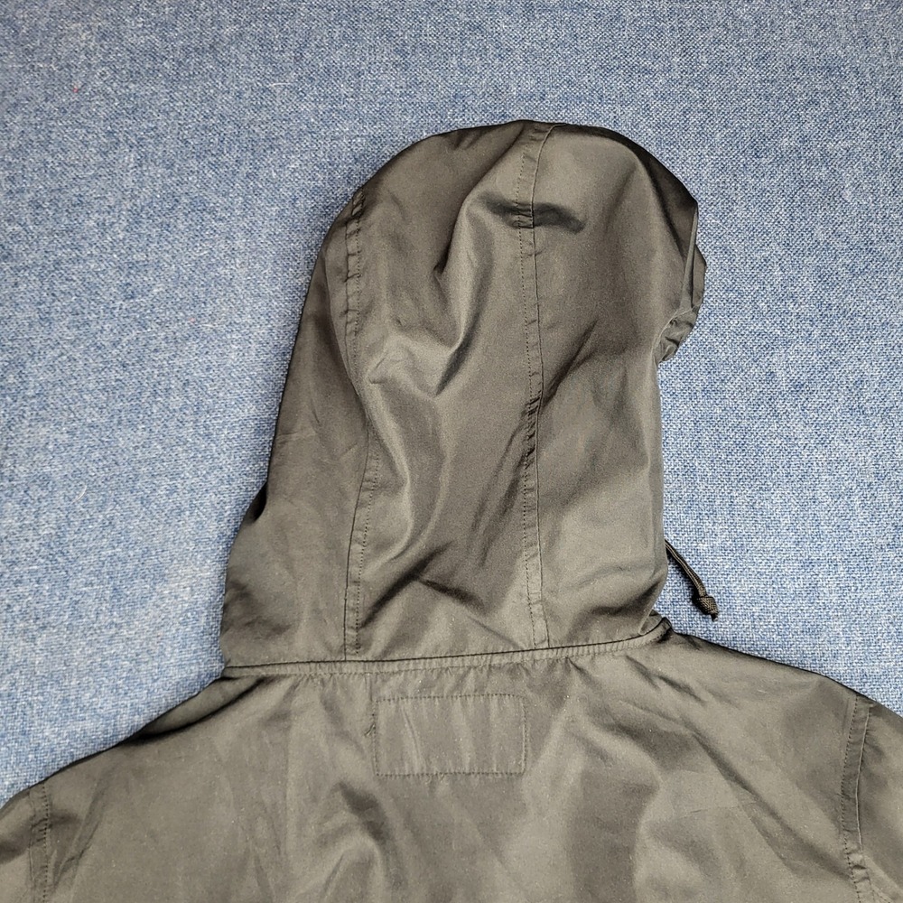 Empyre Mens Medium Black Butterfly Skeleton Hand Full Zip Hooded Windbreaker - Picture 12 of 12